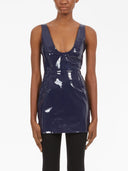 Ferragamo Patent Leather Mini Dress