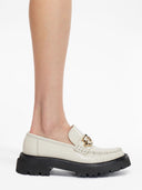 Ferragamo Gancio Leather Loafers