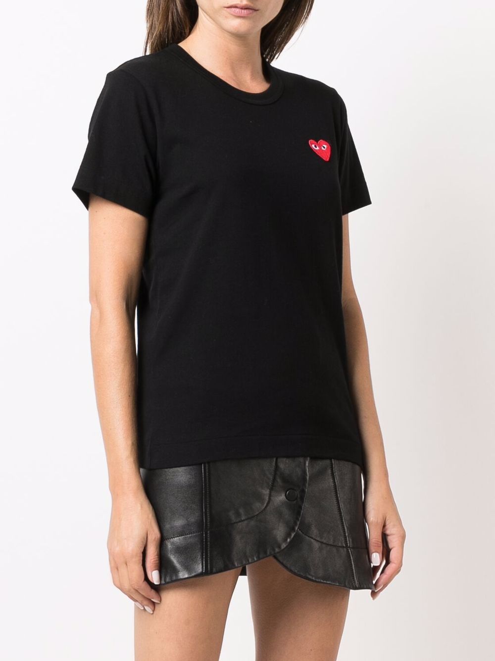 تي شيرت قطني بشعار Comme Des Garcons