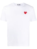 Comme Des Garcons Logo Cotton T Shirt