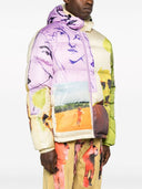 Kidsuper Shiny Puffer Printed Down Jacket