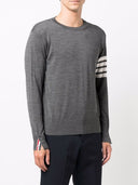 Thom Browne 4 Bar Wool Crewneck Jumper