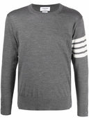 Thom Browne 4 Bar Wool Crewneck Jumper