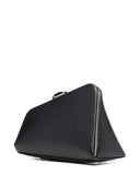 The Attico Midnight Leather Clutch Bag