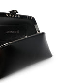 The Attico Midnight Leather Clutch Bag