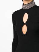 Giuseppe Di Morabito Crystal Embellished Wool Mini Dress