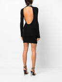 Giuseppe Di Morabito Crystal Embellished Wool Mini Dress