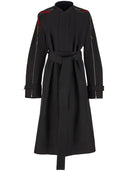 Ferragamo Zip Detail Cotton Belted Trench Coat
