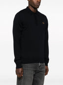 Fred Perry Logo Wool Blend Polo Shirt