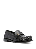 Saint Laurent Le Loafer Leather Slippers