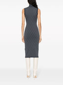 Fendi Ff Sleveless Midi Dress