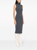 Fendi Ff Sleveless Midi Dress