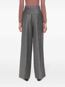Fendi Wool High Waisted Trousers