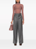 Fendi Wool High Waisted Trousers