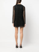 Gucci Cruise Crystal Gg Tulle Short Dress