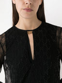 Gucci Cruise Crystal Gg Tulle Short Dress