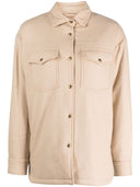 Mc2 Saint Barth Logo Strass Wool Overshirt