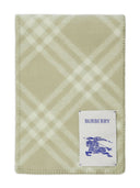 Burberry Check Motif Wool Scarf