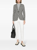 Circolo 1901 Wool And Cotton Blend Slim Fit Jacket