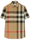 Burberry检查图案棉衬衫