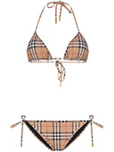 Burberry Check Motif Bikini Set