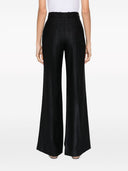 Chloè Wool And Silk Blend Flared Leg Trousers