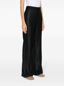 Chloè Wool And Silk Blend Flared Leg Trousers