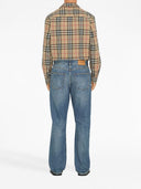 Burberry Check Motif Cotton Shirt