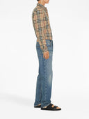 Burberry Check Motif Cotton Shirt