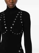 Off White Fashion High Neck Viscose Sweater