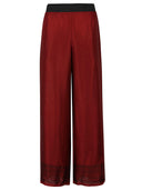 Obidi Wide Leg Silk Trousers