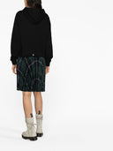 Givenchy logo algodón sudadera con capucha recortada