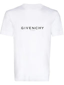 Givenchy Logo Baumwoll -T -Shirt