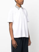 Brunello Cucinelli Cotton Polo With Precious Neck