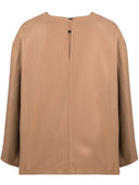 Erika Cavallini Semi Couture Nara Wool Blend Bluzja