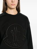 Moncler Logo Cotton Creewneck Sweatshirt