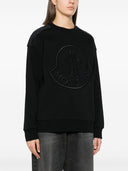 Moncler Logo Cotton Creewneck Sweatshirt