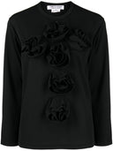 Comme Comme Printed Long Sleeve T Shirt