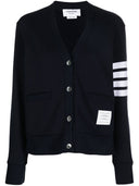 Thom Browne 4 Bar Cotton Cardigan
