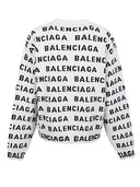 Jumper de la tripulación de lana de logotipo de Balenciaga.