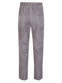 Via Masini 80 Elastic Waist Suede Trousers