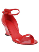 Ferragamo Patent Leather Open Toe Sandals