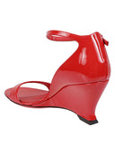 Ferragamo Patent Leather Open Toe Sandals