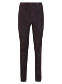 Via Masini 80 Straight Leg Suede Trousers