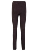 Via Masini 80 Straight Leg Suede Trousers