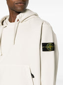Sweat à capuche en coton du logo de l'île Stone Island