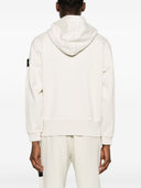 Sweat à capuche en coton du logo de l'île Stone Island