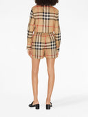 Burberry Check Motif Cotton Shirt