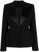 Max Mara Pianoforte Wool Single Breasted Blazer Jacket