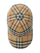 Burberry检查图案棒球帽